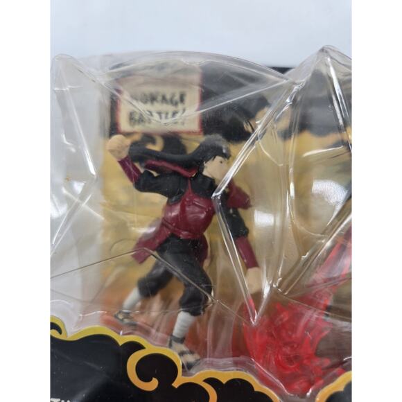 Naruto: Shippuden Battle Game Heroes Hokage Rock Survival Y2K Mattel Mini Naruto Hokage Battle Set NOS In Box 2007